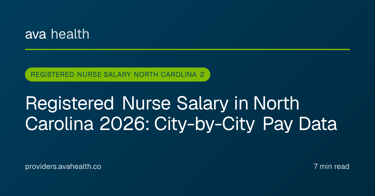 Ava Health · RN Salary North Carolina 2026 | NC Nurse Pay by City