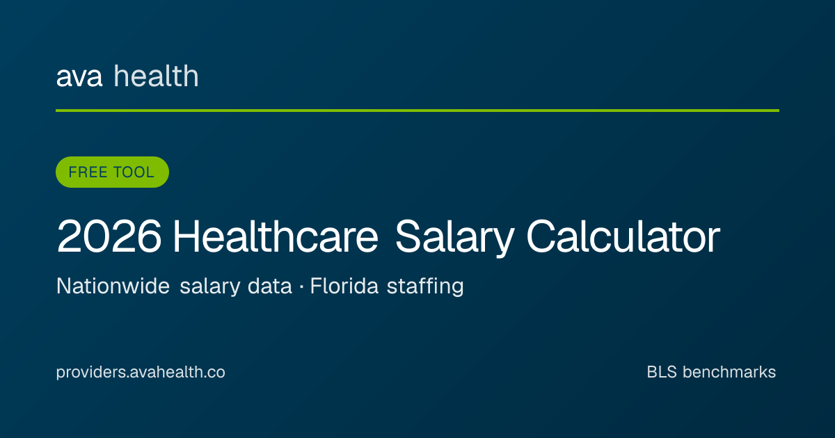 Ava Health · 2026 Healthcare Salary Calculator | Physician, Nurse ...